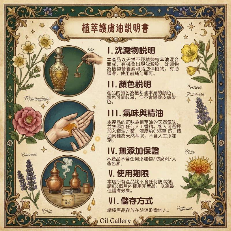 個人訂製4油植萃護膚油配方 -  30ml（預售：下單後約7 -15 工作天寄出）